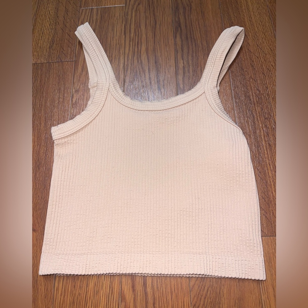 Tan size small crop top from RSQ